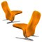 Dutch Kvadrat Upholstery Lounge Chairs by Pierre Paulin for Artifort, 1970s, Set of 2 1