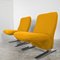 Dutch Kvadrat Upholstery Lounge Chairs by Pierre Paulin for Artifort, 1970s, Set of 2 3
