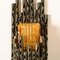 Brutalist Wall Sconce with Murano Glass by Marcello Fantoni, 1960s 11