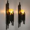 Brutalist Wall Sconce with Murano Glass by Marcello Fantoni, 1960s 6