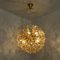 Großer Messing Gold Murano Glas Sputnik Kronleuchter von Paolo Venini für Veart 9