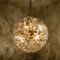 Lampadario Sputnik grande in ottone dorato di Paolo Venini per Veart, Immagine 8