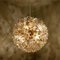 Large Brass Gold Murano Glass Sputnik Chandelier by Paolo Venini for Veart, Image 7