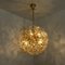 Large Brass Gold Murano Glass Sputnik Chandelier by Paolo Venini for Veart, Image 10