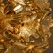 Großer Messing Gold Murano Glas Sputnik Kronleuchter von Paolo Venini für Veart 11