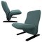 Dutch Kvadrat Upholstery Lounge Chairs by Pierre Paulin for Artifort, 1970s, Set of 2 1