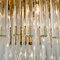 Chandelier Flush Mount in Brass and Crystal by Palme, 1960s 8