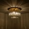 Chandelier Flush Mount in Brass and Crystal by Palme, 1960s 17