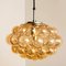 Amber Bubble Glass Pendant Lamp by Helena Tynell, 1960 10