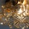 Applique da parete in vetro ambrato di Helena Tynell per Glashütte Limburg, Immagine 17