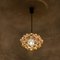 Amber Bubble Glass Pendant Light Fixtures by Helena Tynell, 1960, Set of 6 14