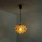 Amber Bubble Glass Pendant Light Fixtures by Helena Tynell, 1960, Set of 6 17