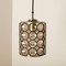 Iron and Clear Glass Flush Mount Wall Light from Limburg, 1960s, Image 9