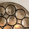 Circle Iron and Bubble Glass Sconces Light Fixtures from Glashütte, 1960, Set of 6, Image 17