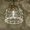 Runde Eisen und Bubble Glas Wandlampen von Glashütte, 1960, 6er Set 14
