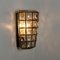Iron and Bubble Glass Sconce Wall Lamp from Limburg, 1960, Image 7