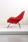 Knoll Dynamic Fabric Womb Chair with Ottoman by Eero Saarinen for Knoll, Set of 2 4