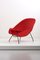 Knoll Dynamic Fabric Womb Chair with Ottoman by Eero Saarinen for Knoll, Set of 2 6