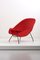 Knoll Dynamic Fabric Womb Chair with Ottoman by Eero Saarinen for Knoll, Set of 2, Image 6