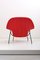 Knoll Dynamic Fabric Womb Chair with Ottoman by Eero Saarinen for Knoll, Set of 2 7