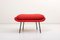 Knoll Dynamic Fabric Womb Chair with Ottoman by Eero Saarinen for Knoll, Set of 2, Image 9