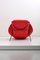 Chaise Womb Dynamic Knoll en Tissu avec Ottomane par Eero Saarinen pour Knoll, Set de 2 8