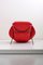 Knoll Dynamic Fabric Womb Chair with Ottoman by Eero Saarinen for Knoll, Set of 2 8