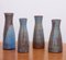 Large Ceramic Vases in Blue by Susanne Protzmann, Set of 4 2