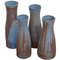 Large Ceramic Vases in Blue by Susanne Protzmann, Set of 4 1
