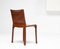 Cab Chairs in Cognac Saddle Leather by Mario Bellini for Cassina, Set of 6 2