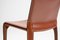 Cab Chairs in Cognac Saddle Leather by Mario Bellini for Cassina, Set of 6 8