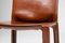 Cab Chairs in Cognac Saddle Leather by Mario Bellini for Cassina, Set of 6 5