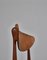 Danish Modern Dining Chairs in Teak & Black Leather by Inge Rubino, 1963, Set of 8 8