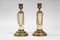 Bronze and Marble Candleholders, Set of 2 6