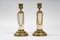 Bronze and Marble Candleholders, Set of 2, Image 6