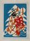 Desconocido - Árbol de navidad japonés - Xilografía original - Mid-20th Century, Imagen 1