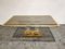 Vintage Acrylic Glass and Brass Dining Table, 1970s, Image 2