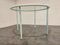 Vintage Round Glass Dining Table by Fly Line, Italy, 1960s 4