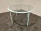 Vintage Round Glass Dining Table by Fly Line, Italy, 1960s 3