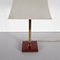 Leather Table Lamp by Delvaux, 1960s, Image 3