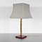 Leather Table Lamp by Delvaux, 1960s 1