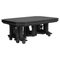 Antique Ebonized Carved Walnut Dining Table by Andrea Palladio 1