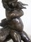 Bronze of a Cherub Holding a Goose by A. Collas, 19th Century 23