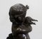 Bronze of a Cherub Holding a Goose by A. Collas, 19th Century 17