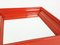 Red Plastic Wall Mirror, 1970s 6