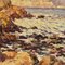 Little Seascape Painting, Oil On Canvas, Early 20th Century, Image 5