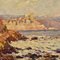 Dipinto piccolo paesaggio marino, olio su tela, inizio XX secolo, Immagine 2