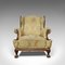 Antique English Wingback Armchair, Image 1