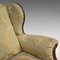 Antique English Wingback Armchair 9