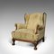 Antique English Wingback Armchair 3